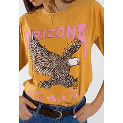 TEE-SHIRT ARIZONA MOUTARDE