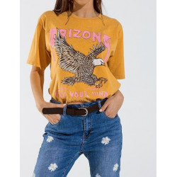 TEE-SHIRT ARIZONA MOUTARDE