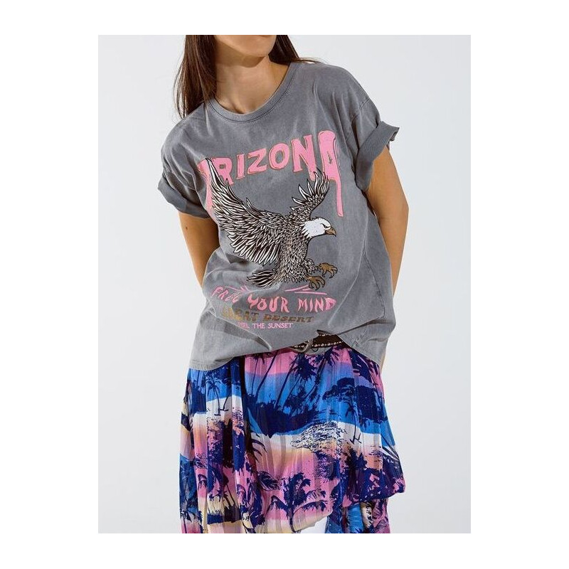 TEE-SHIRT ARIZONA GRIS