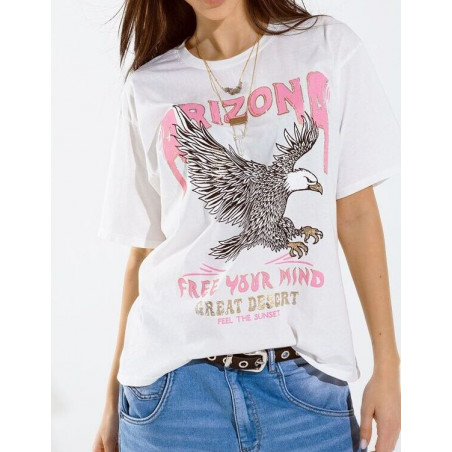 TEE-SHIRT ARIZONA BLANC